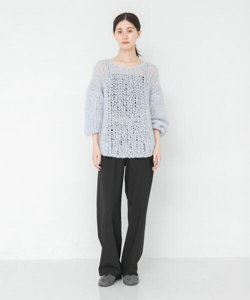 URBAN RESEARCH(アーバンリサーチ)の「『3サイズ展開』スリムストレートバイアスパンツ(その他パンツ・レディース・ブラック/チャコールグレー・38/36/40)」の6枚目の写真