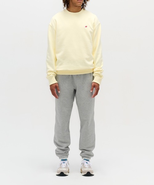 NEW BALANCE(ニューバランス)の「Made in USA Core スウェットクルー(スウェット・メンズ・ライトピンク/ライトイエロー・XX-LARGE/X-LARGE/LARGE/MEDIUM/SMALL)」の2枚目の写真