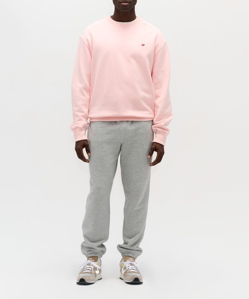 NEW BALANCE(ニューバランス)の「Made in USA Core スウェットクルー(スウェット・メンズ・ライトピンク/ライトイエロー・XX-LARGE/X-LARGE/LARGE/MEDIUM/SMALL)」の1枚目の写真