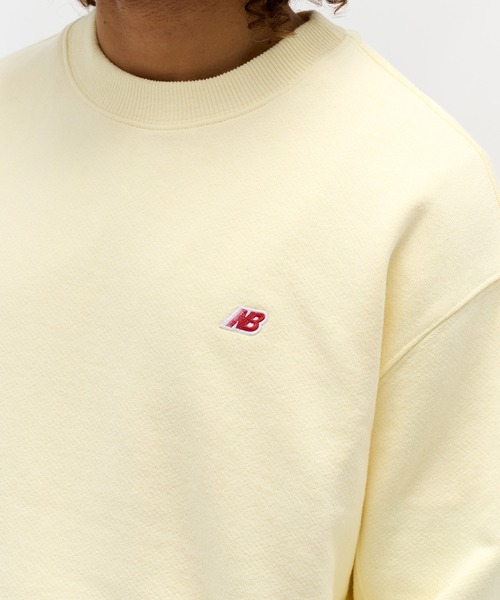 NEW BALANCE(ニューバランス)の「Made in USA Core スウェットクルー(スウェット・メンズ・ライトピンク/ライトイエロー・XX-LARGE/X-LARGE/LARGE/MEDIUM/SMALL)」の6枚目の写真