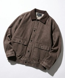 Mark Gonzales（マーク・ゴンザレス）の「2026AW Mark Gonzales マークゴンザレス オーバーサイズ 襟コーデュロイ デニムブルゾン ハンティングジャケット レディース メンズ（デニムジャケット）」