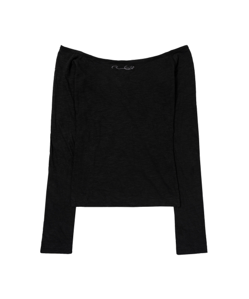 FANCY CLUB(ファンシークラブ)の「3-WAY オフショルダー カウルトップ (ブラック) F26ZB519(Tシャツ/カットソー・レディース・その他・FREE)」の9枚目の写真