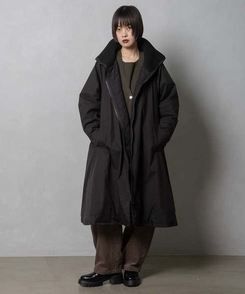 MARECHAL TERRE(マルシャルテル)の「リバーシブルキルティングAラインコート(その他アウター・レディース・モカ/サンドベージュ/ブラック/ネイビー・MEDIUM)」の11枚目の写真