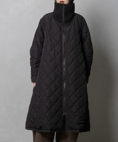 MARECHAL TERRE(マルシャルテル)の「リバーシブルキルティングAラインコート(その他アウター・レディース・モカ/サンドベージュ/ブラック/ネイビー・MEDIUM)」の19枚目の写真
