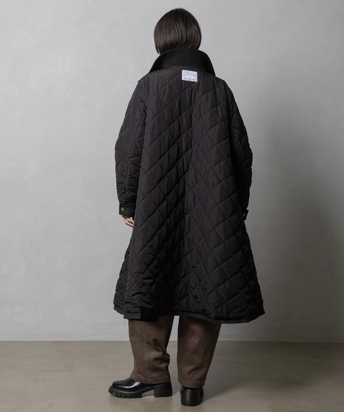 MARECHAL TERRE(マルシャルテル)の「リバーシブルキルティングAラインコート(その他アウター・レディース・モカ/サンドベージュ/ブラック/ネイビー・MEDIUM)」の18枚目の写真