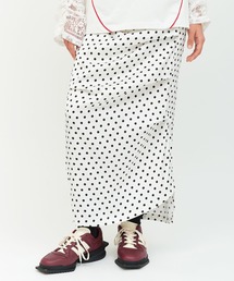 atmos pink Asymmetry Dot Skirt / アトモス ピンク アシンメトリー ドット スカート