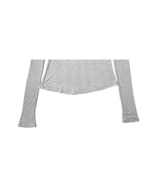 anyonemore(エニワンモア)の「コージービスチェ+Tシャツセット(Tシャツ/カットソー・レディース・グレー・FREE)」の21枚目の写真