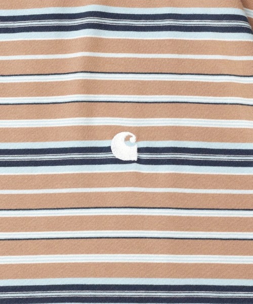 Carhartt WIP(カーハートダブリューアイピー)の「CARHARTT WIP S/S ZANE T-SHIRT(Tシャツ/カットソー・メンズ・ストライプ・S/M)」の3枚目の写真