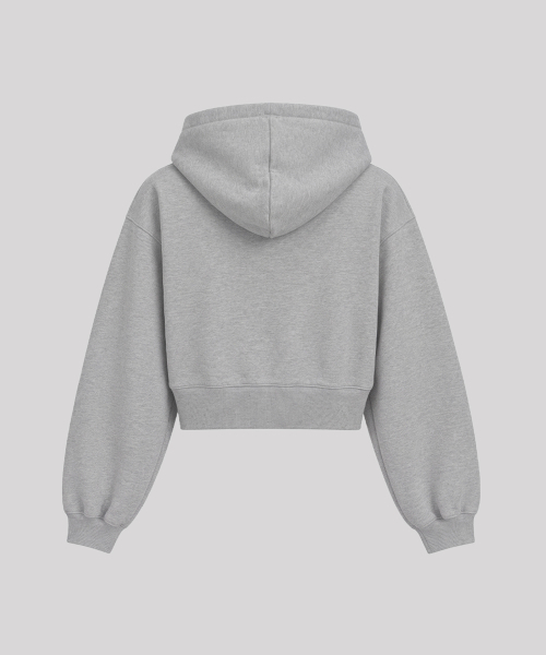 MALDEN（モールデン）の「シンボルロゴ クロップドジップアップパーカー（ジャージ・レディース・ブラック/グレー・SMALL/MEDIUM/LARGE）」の7枚目の写真