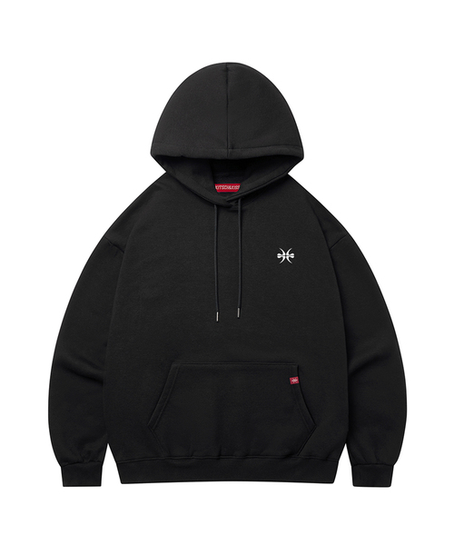 KITSCH&KISS(キッチアンドキス)の「MAIN LOGO オーバーサイズフード (SOHKNK-100)(パーカー・レディース・ブラック/グレー/オートミール/ワイン・FREE)」の1枚目の写真