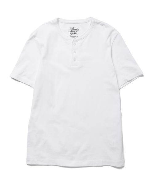 BRILLA per il gusto（ブリッラペルイルグースト）の「◇Brilla per il gusto / ベーシック ヘンリーネック Tシャツ（Tシャツ/カットソー・メンズ・ホワイト/グレー/オリーブ/ネイビー・SMALL/MEDIUM/X-SMALL/LARGE）」の6枚目の写真
