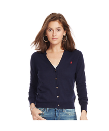 POLO RALPH LAUREN | コットン Vネック カーディガン(カーディガン/ボレロ)