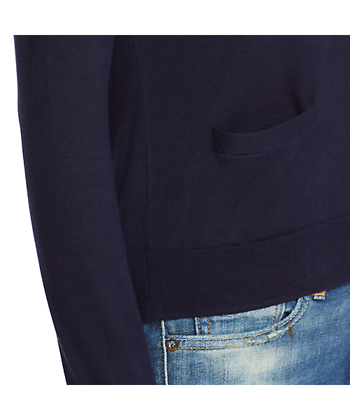 POLO RALPH LAUREN（ポロ ラルフ ローレン）の「コットン Vネック カーディガン（カーディガン/ボレロ・レディース・ピンク/ネイビー/パープル・X-SMALL/LARGE/SMALL/MEDIUM/X-LARGE）」の10枚目の写真