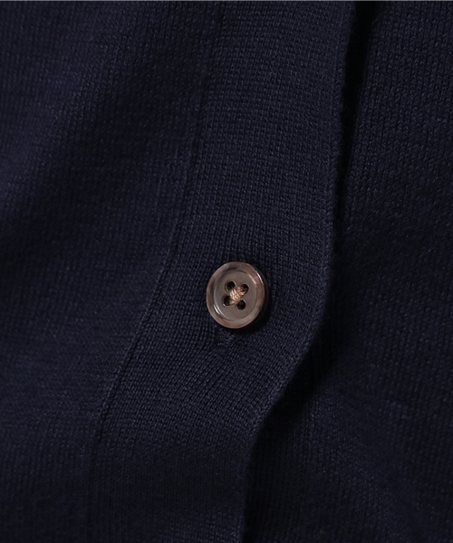 POLO RALPH LAUREN（ポロ ラルフ ローレン）の「コットン Vネック カーディガン（カーディガン/ボレロ・レディース・ピンク/ネイビー/パープル・X-SMALL/LARGE/SMALL/MEDIUM/X-LARGE）」の12枚目の写真