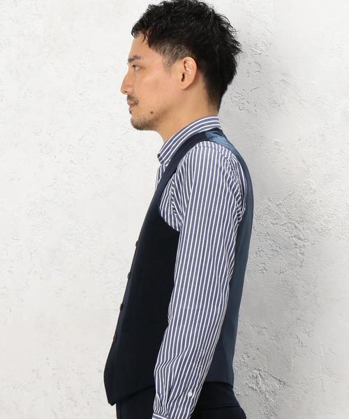 green label relaxing（グリーンレーベルリラクシング）の「KT H/SPUN ベスト（ベスト・メンズ・グレー/ダークブラウン/ネイビー・SMALL/MEDIUM/LARGE/X-LARGE）」の19枚目の写真