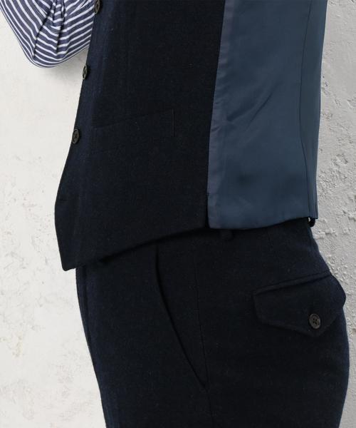 green label relaxing（グリーンレーベルリラクシング）の「KT H/SPUN ベスト（ベスト・メンズ・グレー/ダークブラウン/ネイビー・SMALL/MEDIUM/LARGE/X-LARGE）」の11枚目の写真