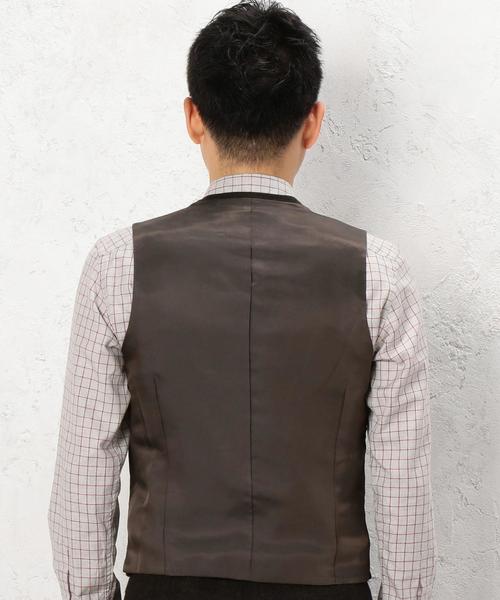 green label relaxing（グリーンレーベルリラクシング）の「KT H/SPUN ベスト（ベスト・メンズ・グレー/ダークブラウン/ネイビー・SMALL/MEDIUM/LARGE/X-LARGE）」の16枚目の写真