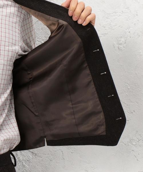 green label relaxing（グリーンレーベルリラクシング）の「KT H/SPUN ベスト（ベスト・メンズ・グレー/ダークブラウン/ネイビー・SMALL/MEDIUM/LARGE/X-LARGE）」の5枚目の写真