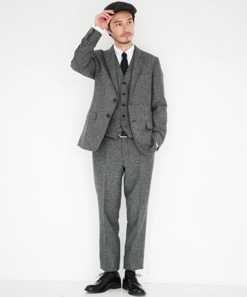 green label relaxing（グリーンレーベルリラクシング）の「KT H/SPUN ベスト（ベスト・メンズ・グレー/ダークブラウン/ネイビー・SMALL/MEDIUM/LARGE/X-LARGE）」の8枚目の写真