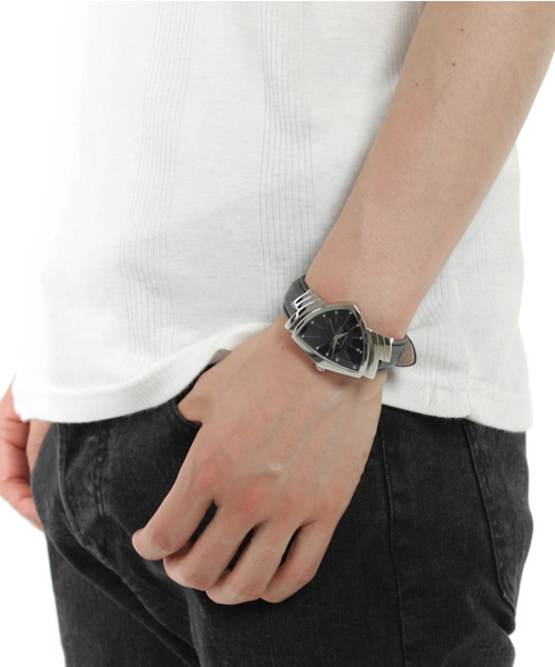 BEAMS（ビームス）の「HAMILTON / “VENTURA”（アナログ腕時計・メンズ・ブラック・ONE SIZE）」の7枚目の写真