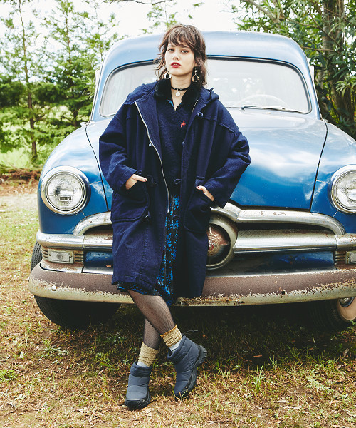 HYSTERIC GLAMOUR（ヒステリックグラマー）の「DEVIL WOMAN刺繍 プルオーバー（ニット/セーター・レディース・ネイビー/トップグレー/ブラック・FREE）」の12枚目の写真