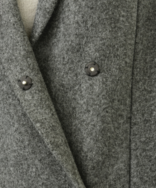 actuel（アクチュエル）の「スライバーニットコート（その他アウター・レディース・チャコールグレー/ネイビー・FREE）」の11枚目の写真