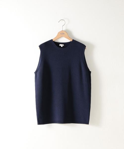 Steven Alan（スティーブンアラン）の「＜Steven Alan＞ C/NY AZE VEST/ﾍﾞｽﾄ ◆（ベスト・メンズ・ナチュラル/ネイビー・LARGE/MEDIUM/SMALL/X-LARGE）」の2枚目の写真