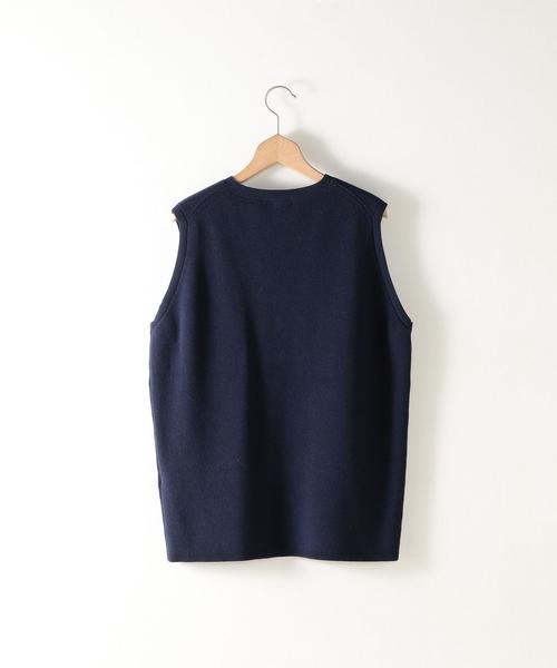 Steven Alan（スティーブンアラン）の「＜Steven Alan＞ C/NY AZE VEST/ﾍﾞｽﾄ ◆（ベスト・メンズ・ナチュラル/ネイビー・LARGE/MEDIUM/SMALL/X-LARGE）」の9枚目の写真