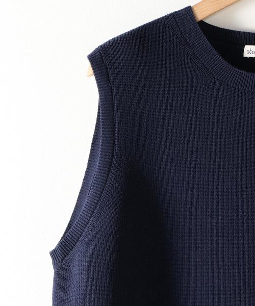 Steven Alan（スティーブンアラン）の「＜Steven Alan＞ C/NY AZE VEST/ﾍﾞｽﾄ ◆（ベスト・メンズ・ナチュラル/ネイビー・LARGE/MEDIUM/SMALL/X-LARGE）」の11枚目の写真