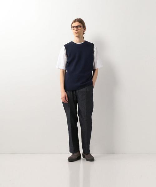 Steven Alan（スティーブンアラン）の「＜Steven Alan＞ C/NY AZE VEST/ﾍﾞｽﾄ ◆（ベスト・メンズ・ナチュラル/ネイビー・LARGE/MEDIUM/SMALL/X-LARGE）」の6枚目の写真