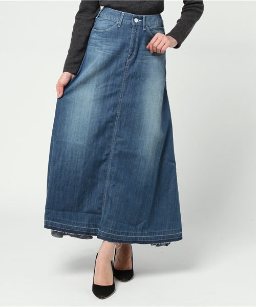 Prefer SHIPS（プリファーシップス）の「woadblue:WESTERIA（スカート・レディース・ネイビー・SMALL/MEDIUM）」の12枚目の写真