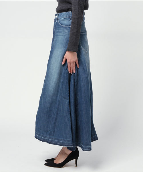 Prefer SHIPS（プリファーシップス）の「woadblue:WESTERIA（スカート・レディース・ネイビー・SMALL/MEDIUM）」の3枚目の写真