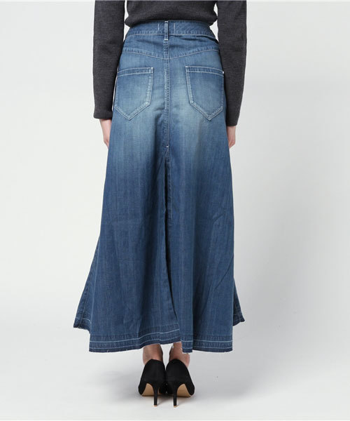 Prefer SHIPS（プリファーシップス）の「woadblue:WESTERIA（スカート・レディース・ネイビー・SMALL/MEDIUM）」の4枚目の写真