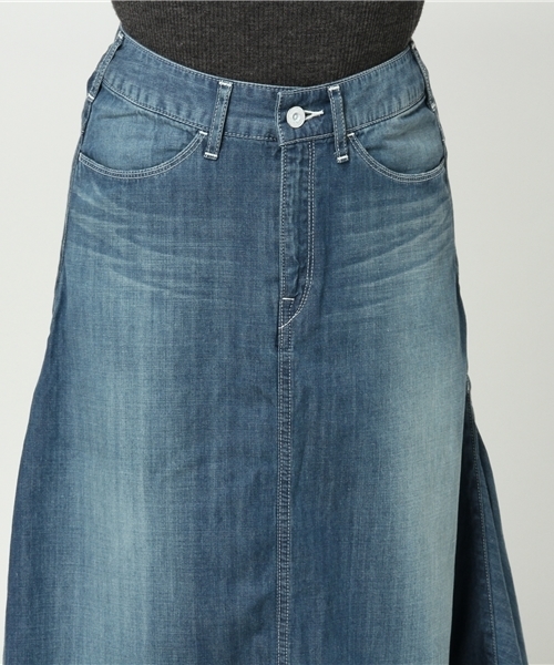 Prefer SHIPS（プリファーシップス）の「woadblue:WESTERIA（スカート・レディース・ネイビー・SMALL/MEDIUM）」の5枚目の写真