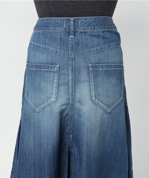 Prefer SHIPS（プリファーシップス）の「woadblue:WESTERIA（スカート・レディース・ネイビー・SMALL/MEDIUM）」の6枚目の写真