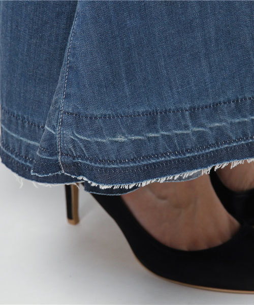 Prefer SHIPS（プリファーシップス）の「woadblue:WESTERIA（スカート・レディース・ネイビー・SMALL/MEDIUM）」の8枚目の写真