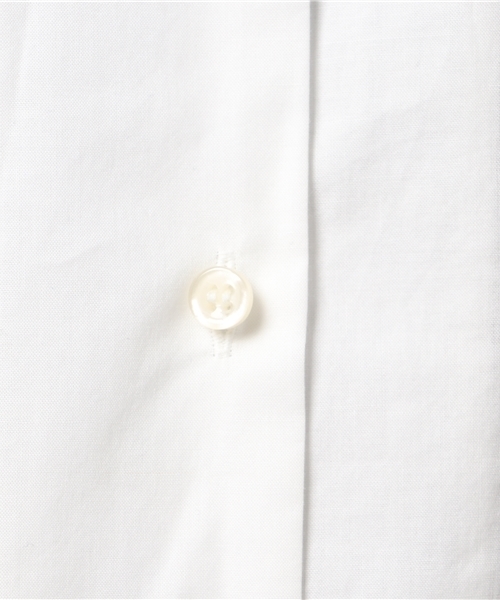 un dix cors（アンディコール）の「ヘムドロストシャツワンピース（ワンピース・レディース・ホワイト/ライトグリーン・ﾌﾘ-）」の9枚目の写真