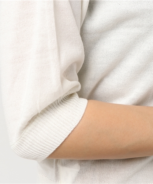 archives（アルシーヴ）の「2Wayカーデ（カーディガン/ボレロ・レディース・オフホワイト/ブラック/イエロー・MEDIUM）」の13枚目の写真