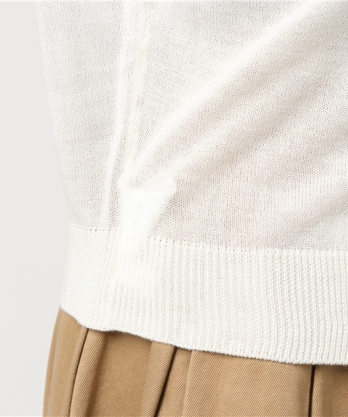 archives（アルシーヴ）の「2Wayカーデ（カーディガン/ボレロ・レディース・オフホワイト/ブラック/イエロー・MEDIUM）」の4枚目の写真