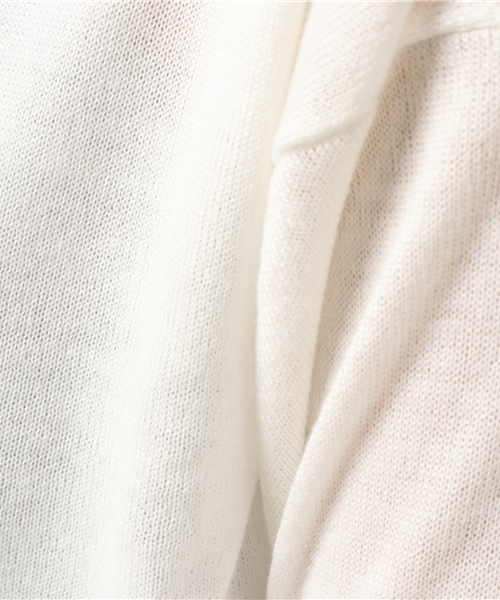 archives（アルシーヴ）の「2Wayカーデ（カーディガン/ボレロ・レディース・オフホワイト/ブラック/イエロー・MEDIUM）」の7枚目の写真