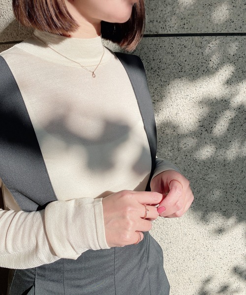 BLOOM(ブルーム)の「シルバー キュービックジルコニア しずく ネックレス BLOOM/ブルーム(ネックレス・レディース・ピンク・35cm)」の11枚目の写真