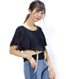 archives | 透かし編みフリルプルオーバー(ニット/セーター)