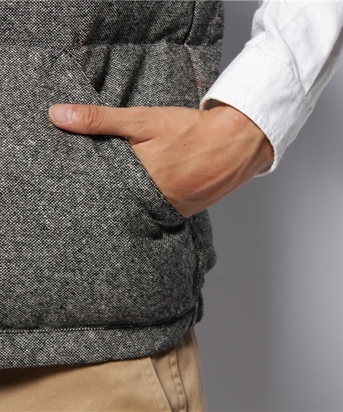 Crescent Down Works × SHIPS ウール ダウンベスト M SHIPS（シップス）の「CRESCENT DOWN WORKS: ウール ダウン