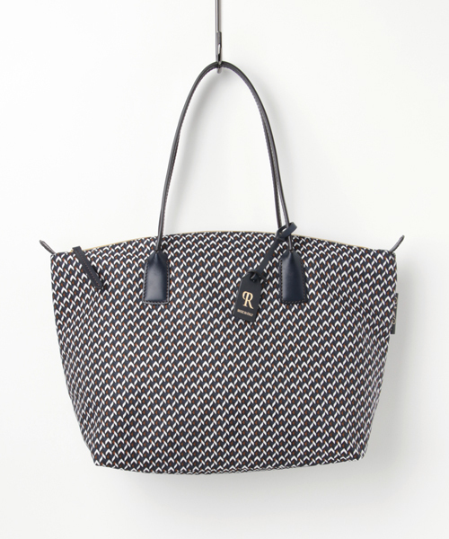 Roberta Pieri（ロベルタピエリ）の「【ROBERTA PIERI ロベルタピエリ】（トートバッグ・レディース・グレー/ネイビー・FREE）」の2枚目の写真