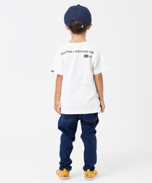 BREEZE（ブリーズ）の「デニムニットタックパンツ 10分丈（その他パンツ・キッズ・ブルー/ネイビー・95/80/90/110/130/150/100/120/140/160）」の14枚目の写真