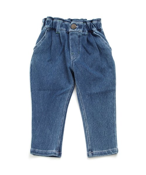 BREEZE（ブリーズ）の「デニムニットタックパンツ 10分丈（その他パンツ・キッズ・ブルー/ネイビー・95/80/90/110/130/150/100/120/140/160）」の15枚目の写真