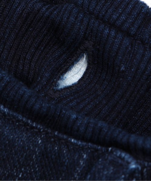 BREEZE（ブリーズ）の「デニムニットタックパンツ 10分丈（その他パンツ・キッズ・ブルー/ネイビー・95/80/90/110/130/150/100/120/140/160）」の7枚目の写真
