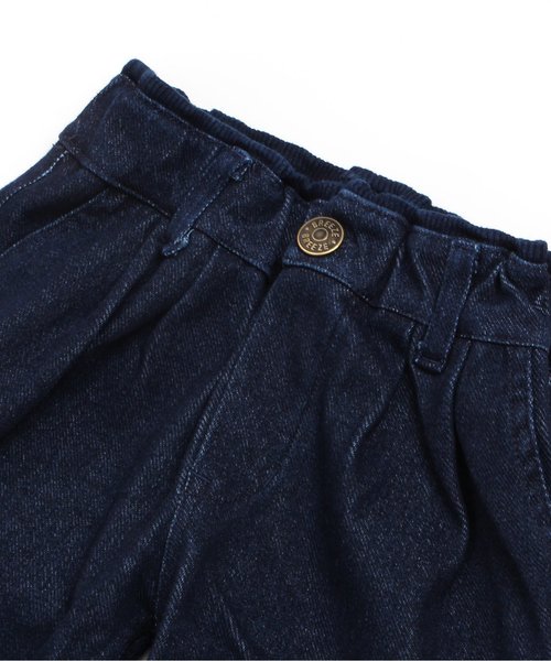BREEZE（ブリーズ）の「デニムニットタックパンツ 10分丈（その他パンツ・キッズ・ブルー/ネイビー・95/80/90/110/130/150/100/120/140/160）」の11枚目の写真