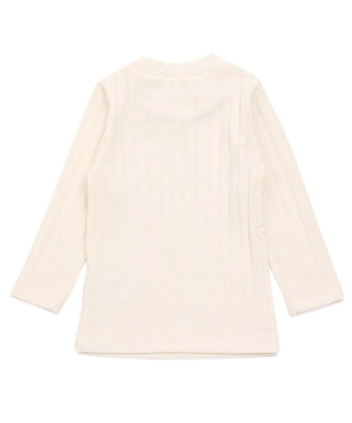 apres les cours(アプレレクール)の「ワイドリブTシャツ(Tシャツ/カットソー・キッズ・チャコール/アイボリー/カーキ/ピンク/キャメル・80/90/140/100/120/130/110)」の11枚目の写真