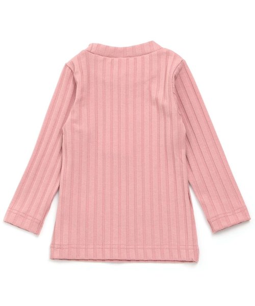 apres les cours(アプレレクール)の「ワイドリブTシャツ(Tシャツ/カットソー・キッズ・チャコール/アイボリー/カーキ/ピンク/キャメル・80/90/140/100/120/130/110)」の18枚目の写真